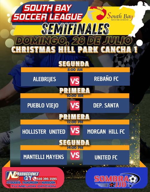 Semifinales South Bay Soccer League