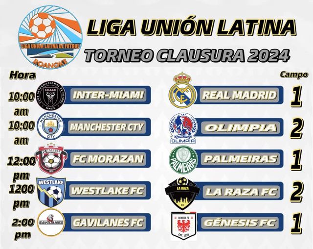 Liga Union Latina  de Roanoke VA